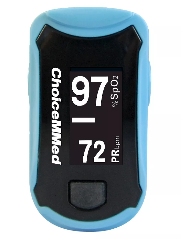 Finger Tip Pulse Oximeter by ChoiceMed OxyWatch.