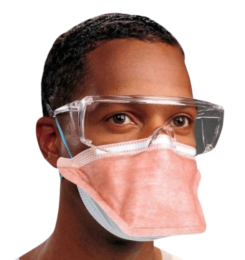 Haylard N95 Duckbill Masks1 Man wearing a Haylard N95 Duckbill Mask.