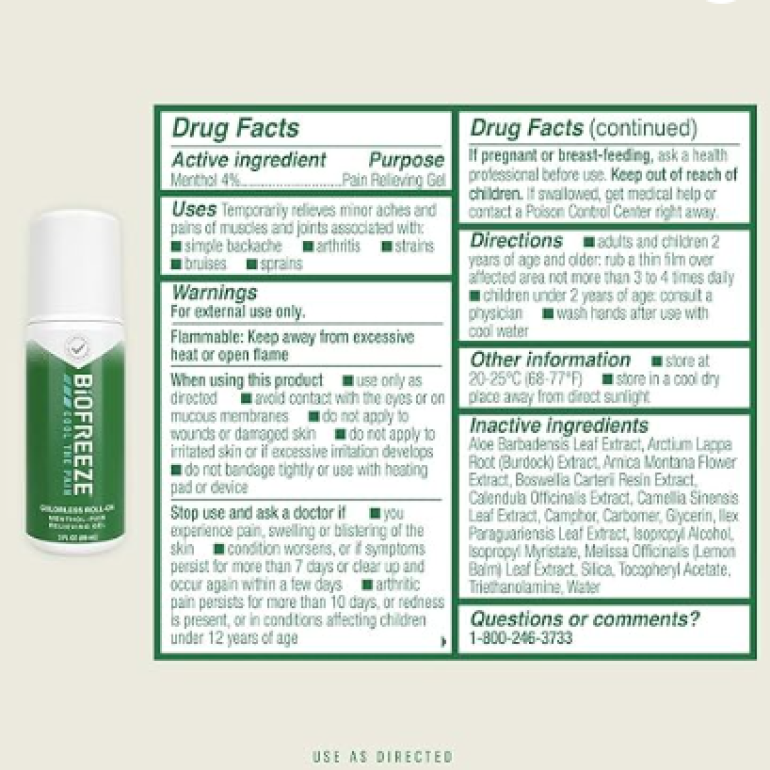 Biofreeze Roll-On