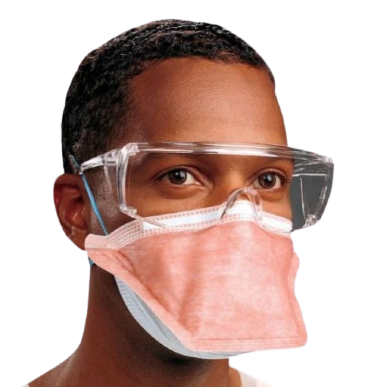 Man wearing a Haylard N95 Duckbill Mask.