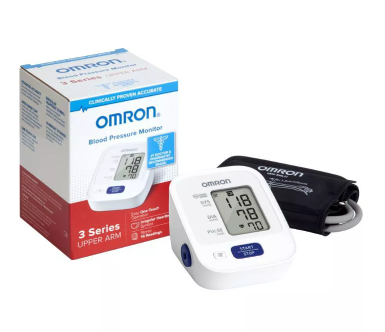 Omron 3 Series Upper Arm Blood Pressure Monitor with Cuff