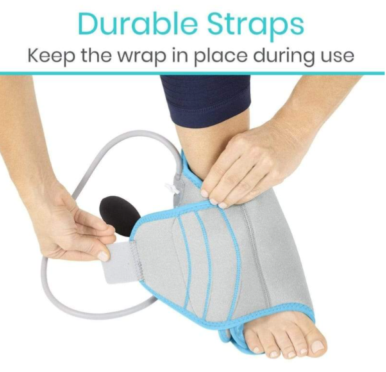 Vive Compression Ankle Ice Wrap