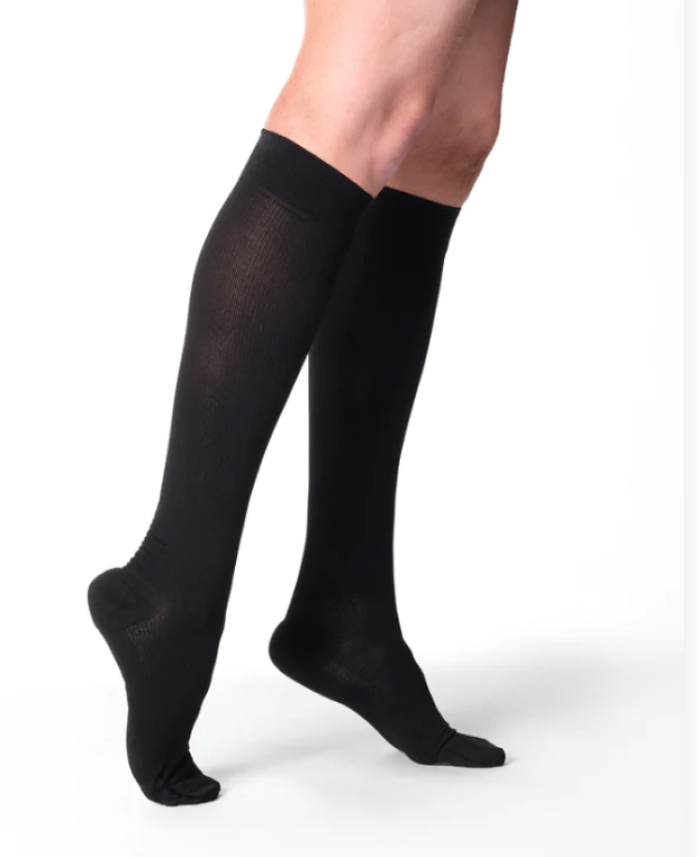 Women's Essential Cotton Calf Compression Stockings