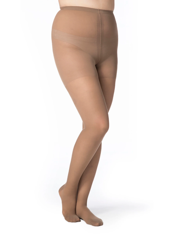 Women's Style Sheer Compression Pantyhose Cafe