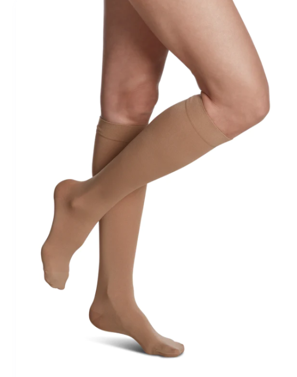 Women's Style Soft Opaque Calf 15-20mmHg Compression Stockings