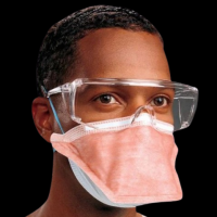 Man wearing a Haylard N95 Duckbill Mask. thumbnail