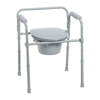 Drive Folding Steel Commode thumbnail