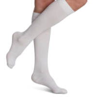 Women's Essential Cotton Calf Compression Stockings thumbnail