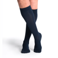 Women's Essential Cotton Calf Compression Stockings thumbnail