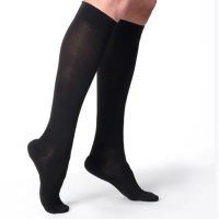 Women's Essential Cotton Calf Compression Stockings thumbnail