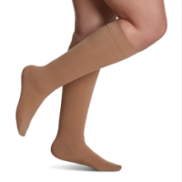 Women's Essential Cotton Calf Compression Stockings thumbnail