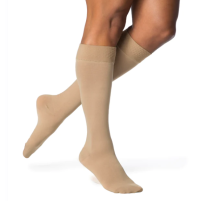 Women's Essential Opaque Calf Plus with Grip-Top Compression Stockings thumbnail