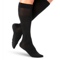 Women's Essential Opaque Calf Plus with Grip-Top Compression Stockings thumbnail