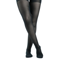 Women's Style Sheer Compression Pantyhose Dark Navy thumbnail