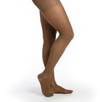 Women's Style Sheer Compression Pantyhose Mocha thumbnail