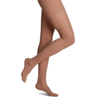 Women's Style Sheer Compression Pantyhose Toasted Almond thumbnail