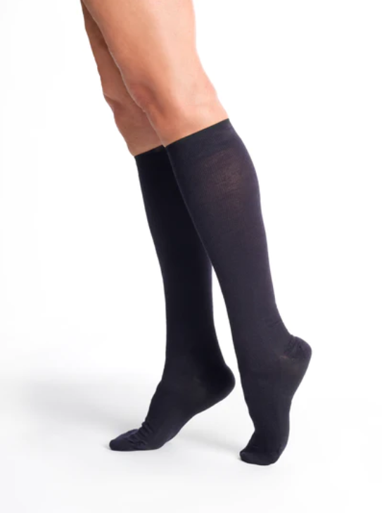 Women's All-Season Merino Wool Calf Compression Stockings