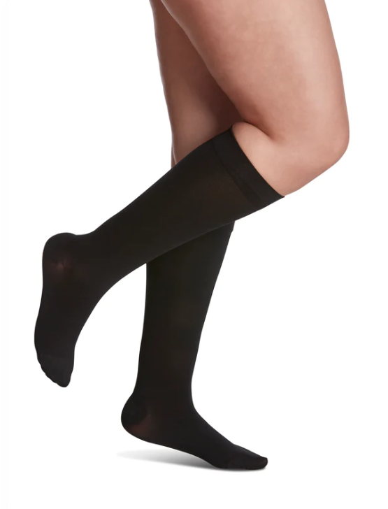 Women's Style Soft Opaque Calf 15-20mmHg Compression Stockings