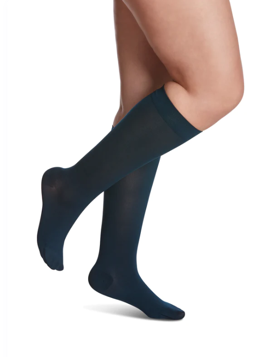 Women's Style Soft Opaque Calf 15-20mmHg Compression Stockings