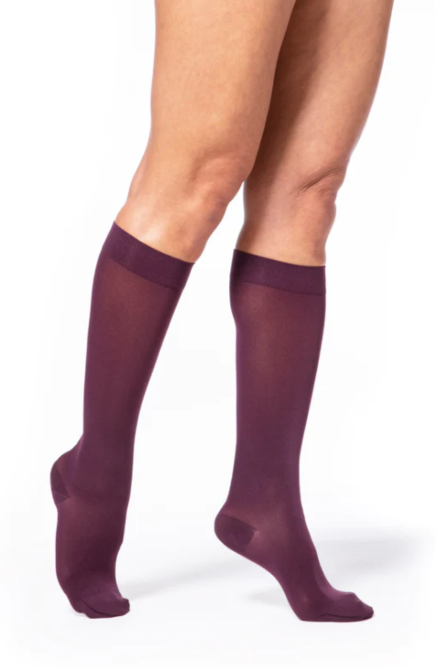 Women's Style Soft Opaque Calf 15-20mmHg Compression Stockings